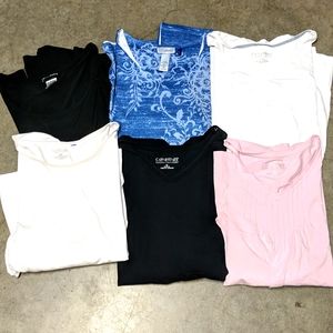 Catherine's tee shirt bundle 3X lot of 6 items